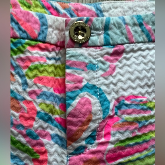 Lilly Pulitzer Resort White Adie Shellabrate Shorts Size 8 - Picture 2 of 5